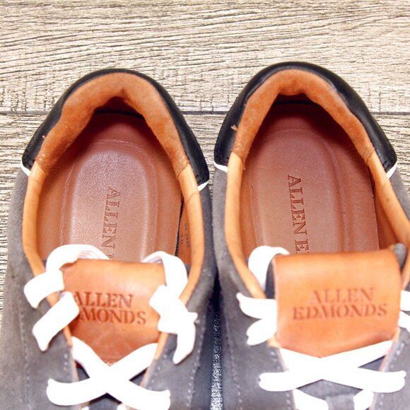 * NIB * $295 Allen Edmonds ALPHA Sneaker 7 D Grey Suede * add $15 new Trees - Picture 5 of 13